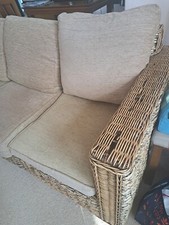 Wicker conservatory suite used - conservatory,