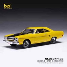 1970 PLYMOUTH Road Runner Yellow au 1/43 IXO CLC531N.22