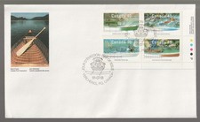 1991 Canada Boats Plate Block