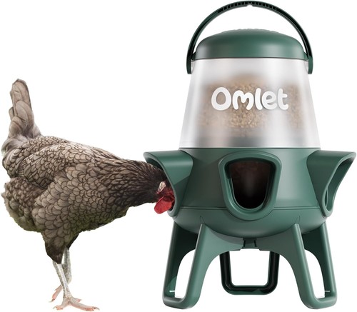 Omlet waste chicken feeder - omlet,