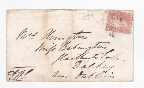 1857 penny red stamp c9a - 1d,