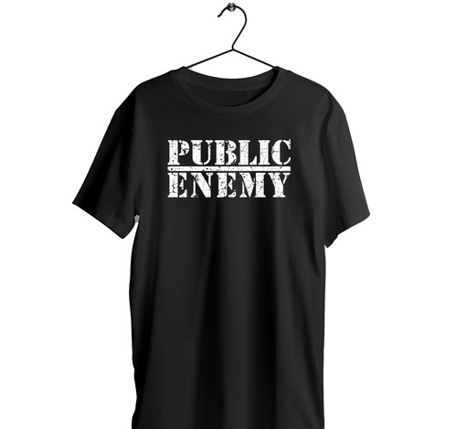 Public enemy black shirt - enemy, i