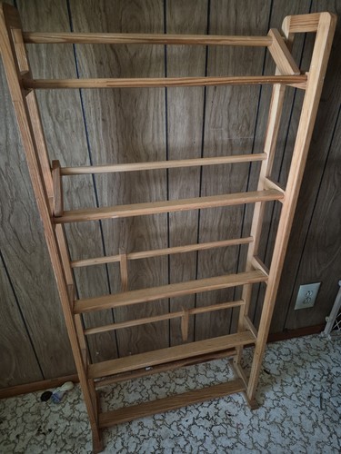 Vintage oak wood - , rack