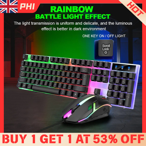 Gaming keyboard mouse combo - gaming,