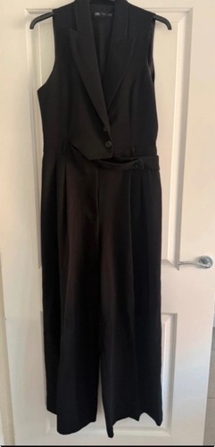 Zara black waistcoat - zara,