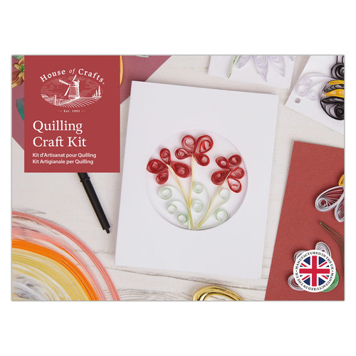House crafts quilling - house,
