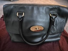 Mulberry Del Rey shoulder handbag in very dark green - fits laptop