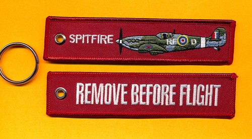 Spitfire rbf embroidered fob - embroidered, fob/