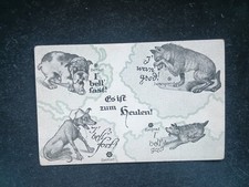 vtg 1910s WW1 humor cartoon