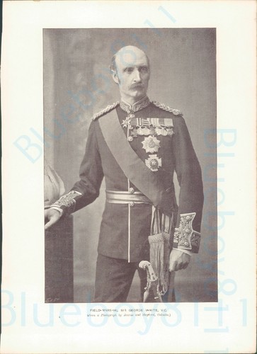 Edwardian print field marshal - print,