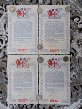 4 x Genuine & Original 1971 50 Year Ulster Loyalist Covenants