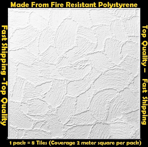 Polystyrene ceiling tile - 2m²,