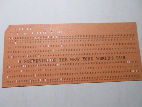 Ibm column punch card a - -,
