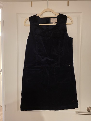 White stuff navy cord pinafore - navy,