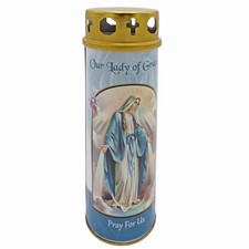 Religious Pillar Candle and
