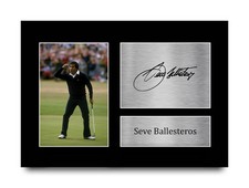 Seve Ballesteros Signed Pre