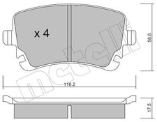 22-0554-2 BRAKE PAD SET, DISC