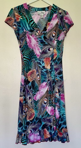 Joseph ribkoff peacock motif - ribkoff,