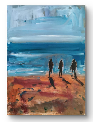 Acrylic painting 16 inch - acrylic,