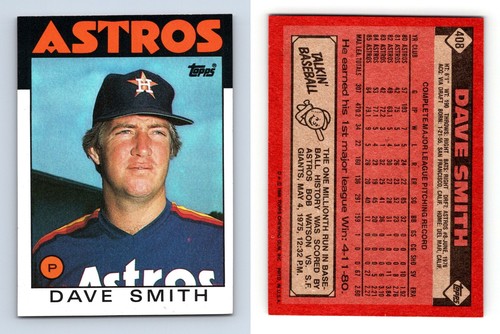 Dave smith astros 408 topps - dave,