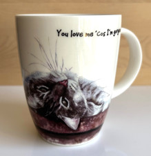 Hudson Middleton Magnificent Mogggies Anna Danielle I'm Gorgeous Cat Coffee Mug