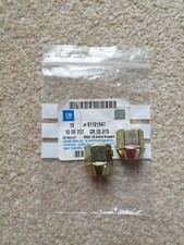 Genuine Vauxhall Frontera-A Spare Wheel Disc to Bracket Nut x 2 - 91121647