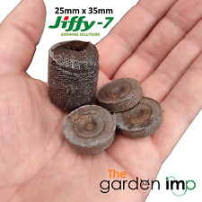 Jiffy 7 Pellets 25mm Peat Propagation Plugs Seeds Cuttings Organic Hydroponics