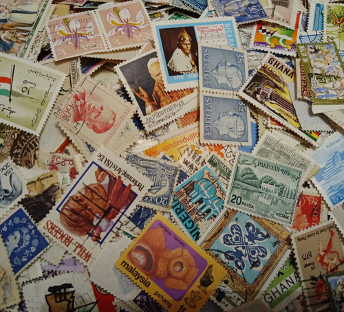 500 worldwide stamp mixture - worldwide,
