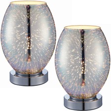 2 PACK Touch On/Off Table Lamp