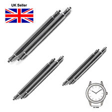 Pack of 6 Watch Spring Bars Pins Lugs Stainless Steel [Choose Exact Sizes]