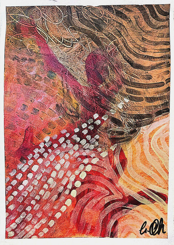 Imagine art orange - art,