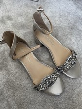 Betsy Johnson Kids Silver Shoes In Great Conditions Size UK4