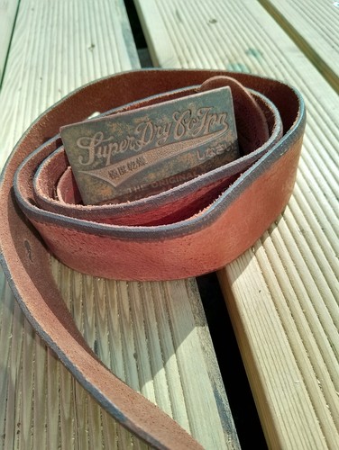 Men western belt brown - belt, 32