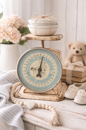 Vintage hanson baby scale - hanson,