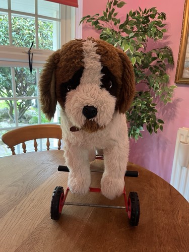 Vintage merrythought dog - vintage, on