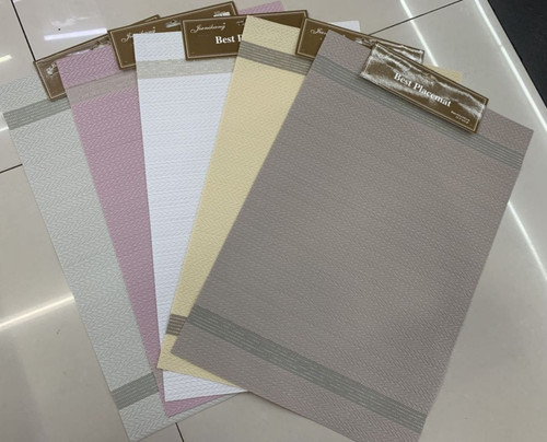 Set woven table placemats - 2,