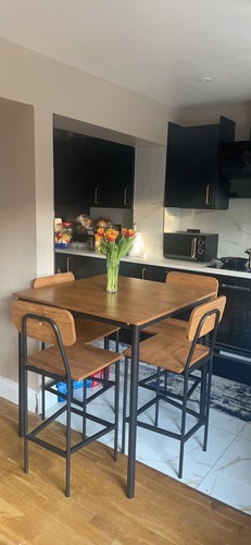 Piece industrial bar table - bar,