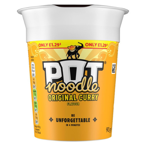 Pot noodle original curry - noodle,