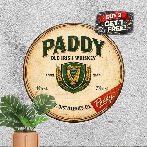 Old irish whiskey - irish, sign