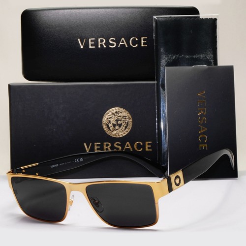 Versace sunglasses gold black - versace,