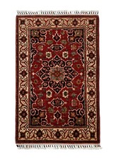Rug Handmade Kazak, Traditional Oriental Area Afghan Carpet, Hand-Knotted, Wool 