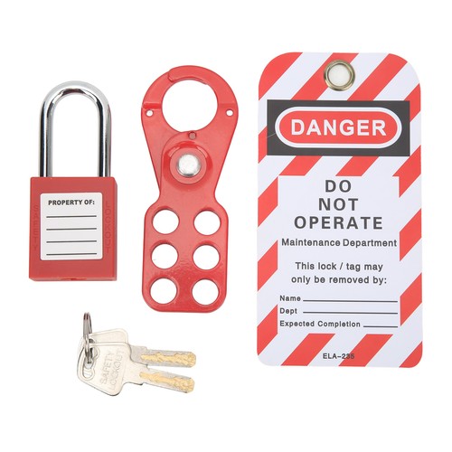 Lockout tagout kit with - _lockout,