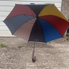 Crew Clothing Company Umbrella Large Golf Blue Multicoloured