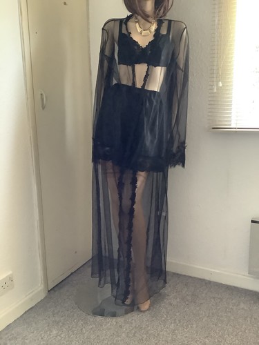 Black ultra sheer - sheer, thru
