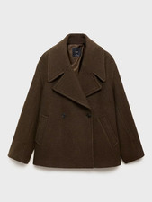 MANGO Khaki Brown Oversized