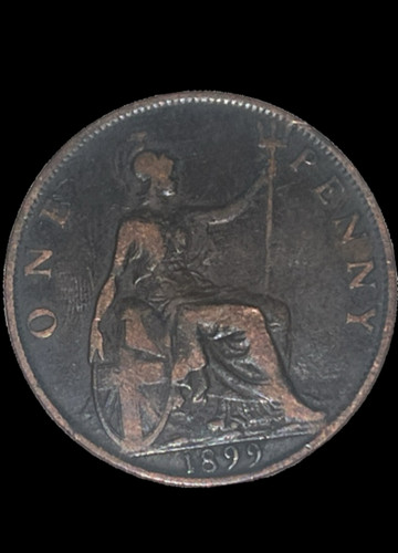 1899 queen victoria - one, penny