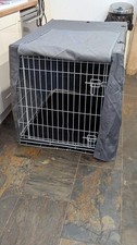 Pet Dog Cage Medium/Large/Xl/XXL Metal Training Crate Carrier With Cover