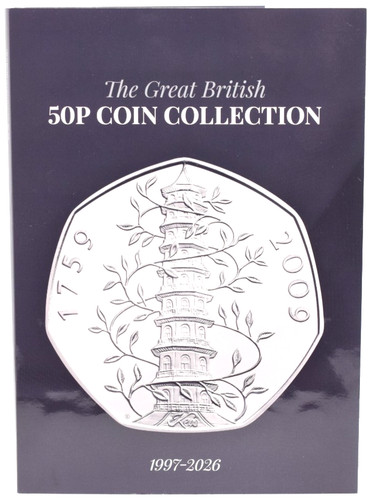 New 2026 50p coin album - new,