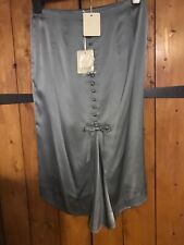 DESIGNER SILK LUXURY PARTY / COCKTAIL SKIRT  SANIMI size XS colour Storm /GREY