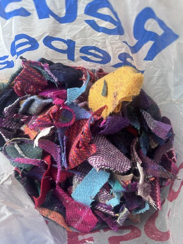 Harris tweed remnants - 6.,